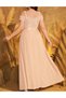 Rochie lunga, Crem - 3