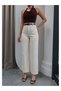 High Waist Jeans with Front Pockets