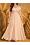 Rochie lunga, Crem - 4