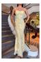 Eh Collection Floral Embroidered Tulle Event Dress - 3