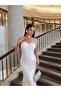 Eh Collection Floral Embroidered Tulle Event Dress - 2