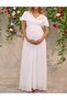 Rochie lunga, Alb - 3