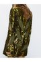 Rochie scurta, Verde - 4