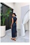 Sleeveless Buckled Waist Denim Dress - 5
