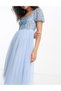 Rochie medie, Albastru - 3
