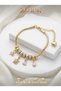 Women's Steel Charm Bracelet Premium Series Turtle and Heart Figured Lucky Bracelet - 8
