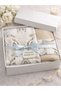 100% Cotton Double Duvet Cover Set Etriva Cream - 3
