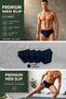 Premium Men's Cotton Luxury Textured Casual Men's Slip Underwear Set - 5-Pack Multi-Color Comfort Set - 4