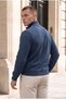 Lars Brioche Knit Half-Zip Men's Sweatshirt - Prussian Blue - 8