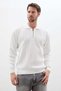 Half Zip Polo Neck Knitwear Sweater