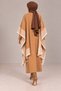 Women's dress and poncho 2-piece knitwear set - 6