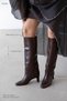 Dione Women's Leather Boots Brown - 3