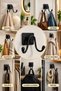 Bathrobe Hanger with 2 Hooks | |   Self-Adhesive | |   Door Hanger Kitchen Cloth Hanger Home Bathroom Metal | |   Strong Adhesive | |   Multi-Purpose Hanger Behind Door Robe Hanger Kitchen Hanger Bathroom Hanger Clothes - 6