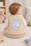 Fresh Milk Plush Baby Vest - Beige