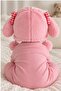 Baby Girl Pink Winter Plush Rabbit Hat |   Gift Model with Ears and Pompom - 4