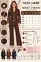 Women's Lined Crepe Cape Jacket and Trousers Two-Piece Set – Accessory Buttoned 36011 - 2