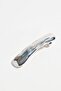 Silver-Molten Metal Silver Bar Buckle - 4