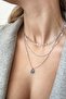 Sequin Necklace Set Silver - 2