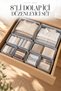 8-Piece Gray Drawer and Closet Organizer Set - Baby Items - Children's Room - Bathroom Organizer