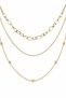 Berlina Multiple Gold Color Chain Necklace Set - 4