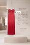 STRAPLESS SATIN DRESS - 7