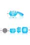 50 Pcs 5ml Empty Cosmetic Sample Jars,Diamond-Shape Plastic Containers with Lids for Makeup,Eye Shadow,Nail Powder,and Jewelry,Mixed Colors - 3