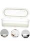 Chopstick Container and Utensil Drying Rack,Kitchen Drawer Flatware Organizer with Dustproof Lid,White - 6