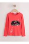 Girl's Thin Long Sleeve Sequin T-shirt