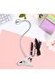 UV LED Nail Lamp with Gooseneck Clip,3W Portable Gel Polish Curing Light,4 Brightness Levels,White - 5