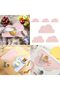 Cloud-Shaped Silicone Placemats for Kids,Non-Slip Food-Grade Table Mats,Easy Clean Dishwasher Safe Coasters - 4