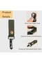 Heavy Duty Metal Belt Keeper Clip and Nylon Key Chain Holder for Duty Belts,2 Pieces - 3