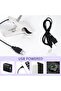 UV LED Nail Lamp with Gooseneck Clip,3W Portable Gel Polish Curing Light,4 Brightness Levels,White - 4