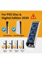 Cooling Fan for PS5 2020,Quiet Cooler with Auto Speed and USB 3.0 Port,White/Black - 3