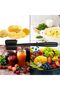 Heat Resistant Meat Chopper and Ground Beef Smasher with 5 Curved Blades,Non-Stick Meat Masher Kitchen Tool,Pack of 2,Black and Green - 4