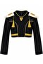 Girl Child Rumi K-Pop Idol Black Edition Stage Costume - 3