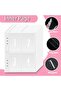 100 Envelopes Money Saving Challenge Budget Binder,A5 Refillable 6-Ring Cash Envelope System for Budgeting,Pink - 4