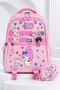 Girl's Backpack School Bag Set with Accessories, Wallet, Thermal Lunch Bag and Pencil Case - 5