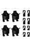 4Pcs Multifunctional Car Seat Back Hooks,3-in-1 Water Cup and Mobile Phone Holder,Headrest Organizer for Bags and Bottles - 2