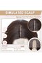 Brown Highlight Wig,Medium Length Synthetic Hair Wig for Women,18 Inch Natural Wavy Hair for Daily Use and Parties - 3