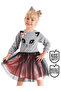 Girl's Tulle Poncho Gray Tutu Fluffy Long Sleeve Dress