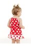 Red Polka Dot Baby Girl Sling Summer Dress - 2