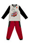 Fire Department Boy's Long Sleeve T-Shirt Pants Suit - 3