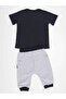 T-rex Info Boy's T-shirt Capri Shorts Set - 4