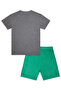 Boys' Set Dinosaur Printed T-Shirt Towel Shorts Two-Piece Set Summer 4-8 Years Old - 5