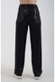 Black Sequined Wide Leg Trousers - 5