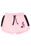 Rock Life Girls' Black and Pink Summer Cropped t-shirt and Shorts Set - 7