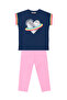 Cosmic Love Girl's Summer T-Shirt Leggings Set - 3
