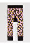 Leopard Baby Girl Pink Leggings-Pants - 4