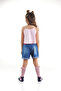 Flower Garden Girl's T-shirt Denim Shorts Set - 3