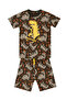 Skateboarding Dino Boys Summer T-Shirt Shorts Set - 3